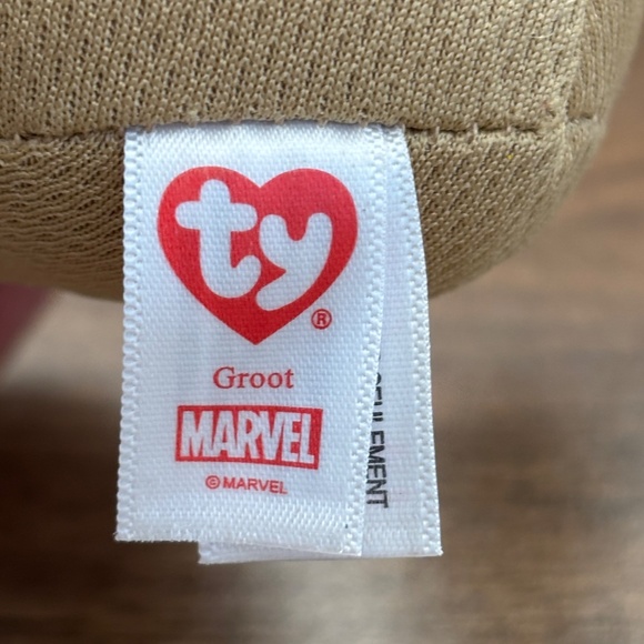 TY Marvel Guardians of the Galaxy GROOT Beanie Babies Plush Toy Figure 2019 TAG - Picture 9 of 10